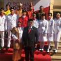 Paskibra Di Baku Campuran Mahasiswa Indonesia Dan Azerbaijan