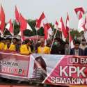 Gelar Aksi Tandingan Dukung Revisi UU KPK, Pendemo Bingung Saat Ditanya Asalnya