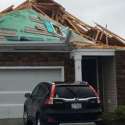Atap-Atap Rumah Hancur Diterjang Badai Dorian Di Carolina Utara AS