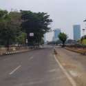 Jalan Gatot Soebroto Depan Gedung DPR Disterilkan Dari Kendaraan dan Pejalan Kaki