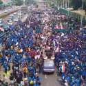 Kembali Demo, Ribuan Mahasiswa Berbagai Kampus Geruduk DPR