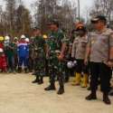 Pantau Titik Api Karhutla Riau, TNI Terjunkan Drone Saat Malam Hari