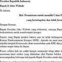 Ini Isi Surat Lengkap 20 Gurubesar Antikorupsi Untuk Jokowi