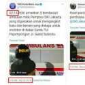 Twit Soal Ambulan DKI Bawa Batu Dihapus, Ada Apa?