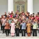 Luhut Pandjaitan Tak Ikut Sesi Foto Perpisahan Menteri Dengan Jokowi Karena Telat Datang
