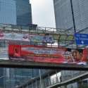Jakarta Dihiasi Spanduk Ucapan Selamat Bekerja Untuk Jokowi-Maruf