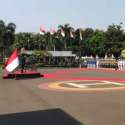 Sebelum Sertijab, Prabowo Pimpin Upacara Perdana Di Kemenhan