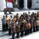 Kabinet Indonesia Maju Diperkenalkan Di Tangga Istana