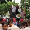 Ratusan Buruh Mulai Sesaki Area Balaikota DKI Jakarta