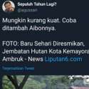 Niat Hati Bully Jembatan Ambruk Kemayoran, Eks Caleg PSI Kegep Salah Sasaran