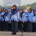 Keren! Pemprov DKI Gelar Upacara Hari Ibu Dengan Seluruh Petugasnya Perempuan