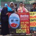Tuntut Pembebasan Uighur, Ribuan Umat Islam Geruduk Kedubes China