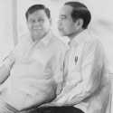 Beri Wejangan Akhir Tahun, Prabowo Pamer Sketsa Pertemuan MRT Dengan Jokowi