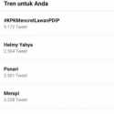 #KPKMencretLawanPDIP Trending Topic, Netizen: Kok Makin Amburadul Begini?