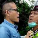 Pengemudi Mobil Yang Ajak Polisi Berkelahi Saat Ditilang Ditangkap