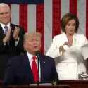 Ini Isi Pidato Trump Yang Dirobek-robek Nancy Pelosi