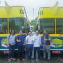 Gubernur Sahbirin Noor Launching Bus Wisata Kalsel Pada Peringatan HPN