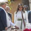 Di India, Melania Trump Dipuji dan Disanjung Setinggi Langit