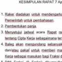 Diam-diam Bahas Omnibus Law, Ini 7 Kesimpulan Rapat Baleg DPR
