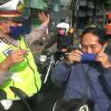 Gelar Operasi Keselamatan, Satlantas Polres Kendal Ingatkan Pengendara Wajib Kenakan Masker