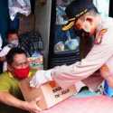 Polres Jakarta Utara Berikan Sembako Ke Warga Pademangan Yang Belum Dapat Bansos