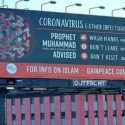 Di Chicago Ada Papan Reklame Berisi Tiga Pesan Rasulullah Tentang Pencegahan Wabah