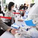 Lawan Covid-19, Relawan Indonesia Bersatu Gelar Rapid Test Di Bundaran HI