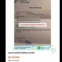 Polisi Langsung Selidiki Surat Bebas Corona Yang Dijual Di <i>Online Shop</i>