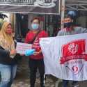 Lawan Covid-19, Komunitas Turun Tangan Surabaya Bagikan Masker Untuk Warga Dan Ojek Online