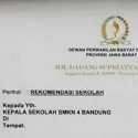 'Surat Sakti' Anggota DPRD Jabar Kejutkan PPDB Bandung