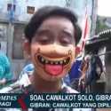 Masker Melet Gibran Tanda Belum Serius Jadi Lawan Achmad Purnomo