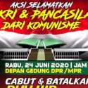 Jelang Aksi ANAK NKRI Di Gedung DPR, Peserta Diimbau Bawa Perlengkapan Ini
