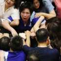 Bergejolak, Partai Pemerintah Taiwan Dan Kuomintang Berkelahi Lagi Di Gedung Parlemen