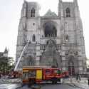 Api Besar Melahap Katedral Nantes Di Prancis, Macron Dukung Upaya Penyelamatan Dan Penyelidikan Oleh Aparat