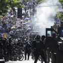 Protes Anti-Rasisme Di Seattle Rusuh, Polisi Bubarkan Pengunjuk Rasa Dengan Semprotan Merica Dan Flash Bang