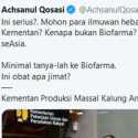 Kementan Buat Kalung Anti Corona, Achsanul Qosasi: Ini Obat Apa Jimat?