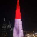 Cantiknya Merah Putih Terpancar Di Burj Khalifa