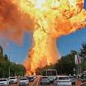 Mengerikan, Ledakan SPBU Di Rusia Ciptakan Bola Api