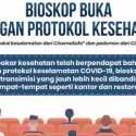 Hasil Studi Sebut Bioskop Lebih Aman Dibanding Restoran