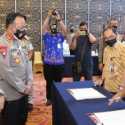 Kapolda Kalteng Saksikan Ikrar Pilkada Damai Dan Patuh Protokol Kesehatan