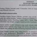 Setelah NU Dan Muhammadiyah, Giliran Al Washliyah Minta Pilkada 2020 Ditunda