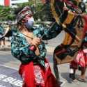Serukan Perdamaian, Seniman Jaran Kepang Di Semarang Turun Ke Jalanan