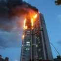 Apartemen 33 Lantai Di Ulsan Hangus Terbakar, 88 Orang Dilarikan Ke Rumah Sakit