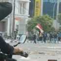 Kibasan Merah Putih Warnai Kerusuhan Demo Di Harmoni