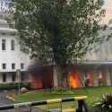 Patung Kuda Dikuasai Brimob, Lobi Gedung Di Kementerian ESDM Terbakar