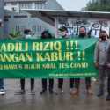 Warga Bogor Demonstrasi Desak Habib Rizieq Lakukan Isolasi Di RS