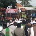 Tuntut Pembebasan HRS Dan Usut Kematian 6 Laskar FPI, Ratusan Massa Datangi Polres Purwakarta