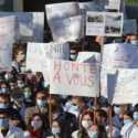 Ribuan Petugas Medis Tunisia Lakukan Demo Pasca Kematian Dokter Yang Jatuh Dari Lift Rumah Sakit