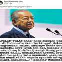Kedubes Malaysia Akan Lapor Ke Bareskrim Soal Hoax Mahatir Kritik Pendidikan Indonesia