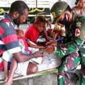 Miris, Dua Anak Papua Berobat Di Pos Satgas Perbatasan Papua Nugini Tanpa Peralatan Medis Memadai